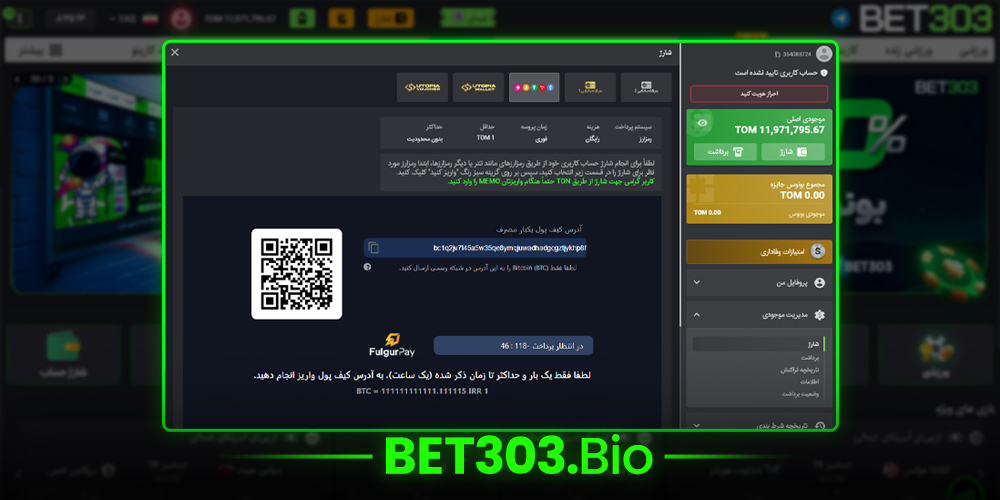 آموزش واریز مرحله 3 - تکمیل اطلاعات